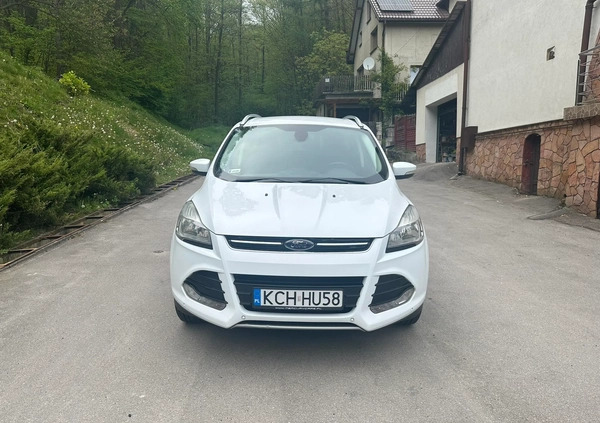 Ford Kuga cena 45000 przebieg: 225000, rok produkcji 2013 z Rawicz małe 56